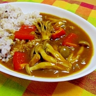 鶏軟骨で✪鶏軟骨とキャベツのカレーライス